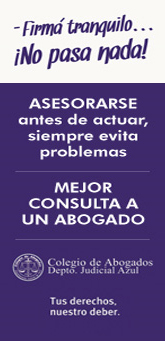 Colegio de Abogados Dpto. Judicial Azul - Tus derechos, nuestro deber.