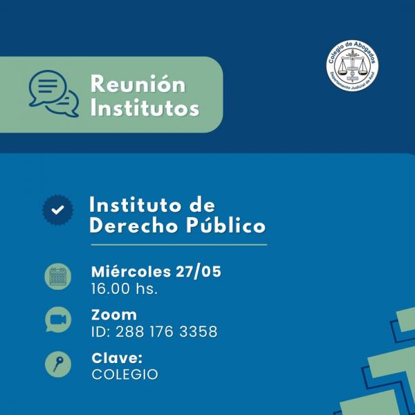 Reunión del Instituto de Derecho Público
