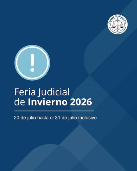 Feria Judicial de Invierno 2026