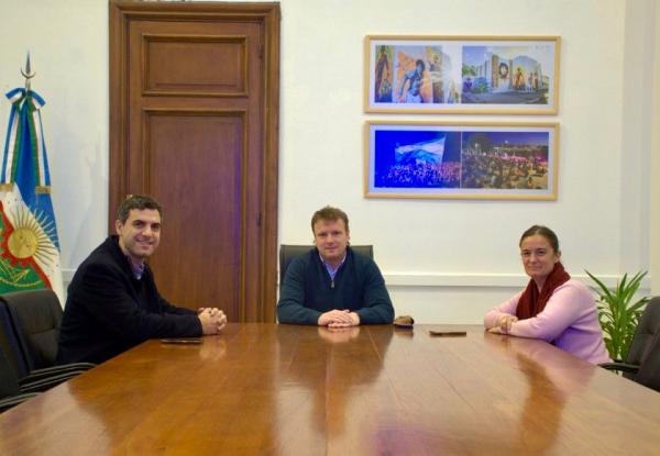 El presidente del Colegio mantuvo una reunión institucional con el intendente de Olavarría
