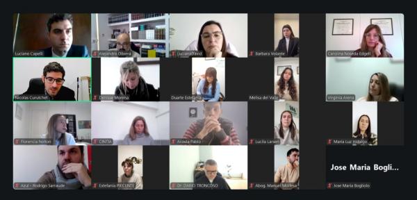 Autoridades del Colegio mantuvieron una reunión de trabajo con referentes de las localidades del Departamento Judicial