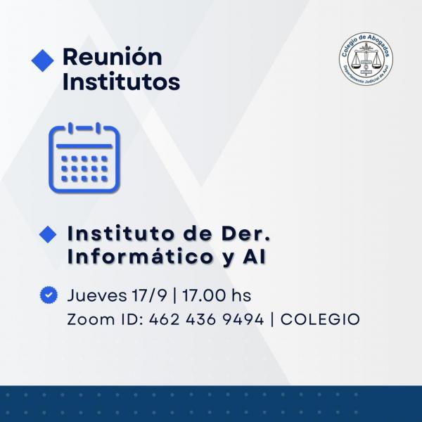 Reunión del Instituto de Informática e Inteligencia Artificial